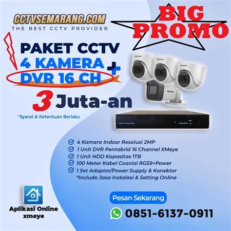 Paket CCTV Semarang, Solusi Keamanan Anda